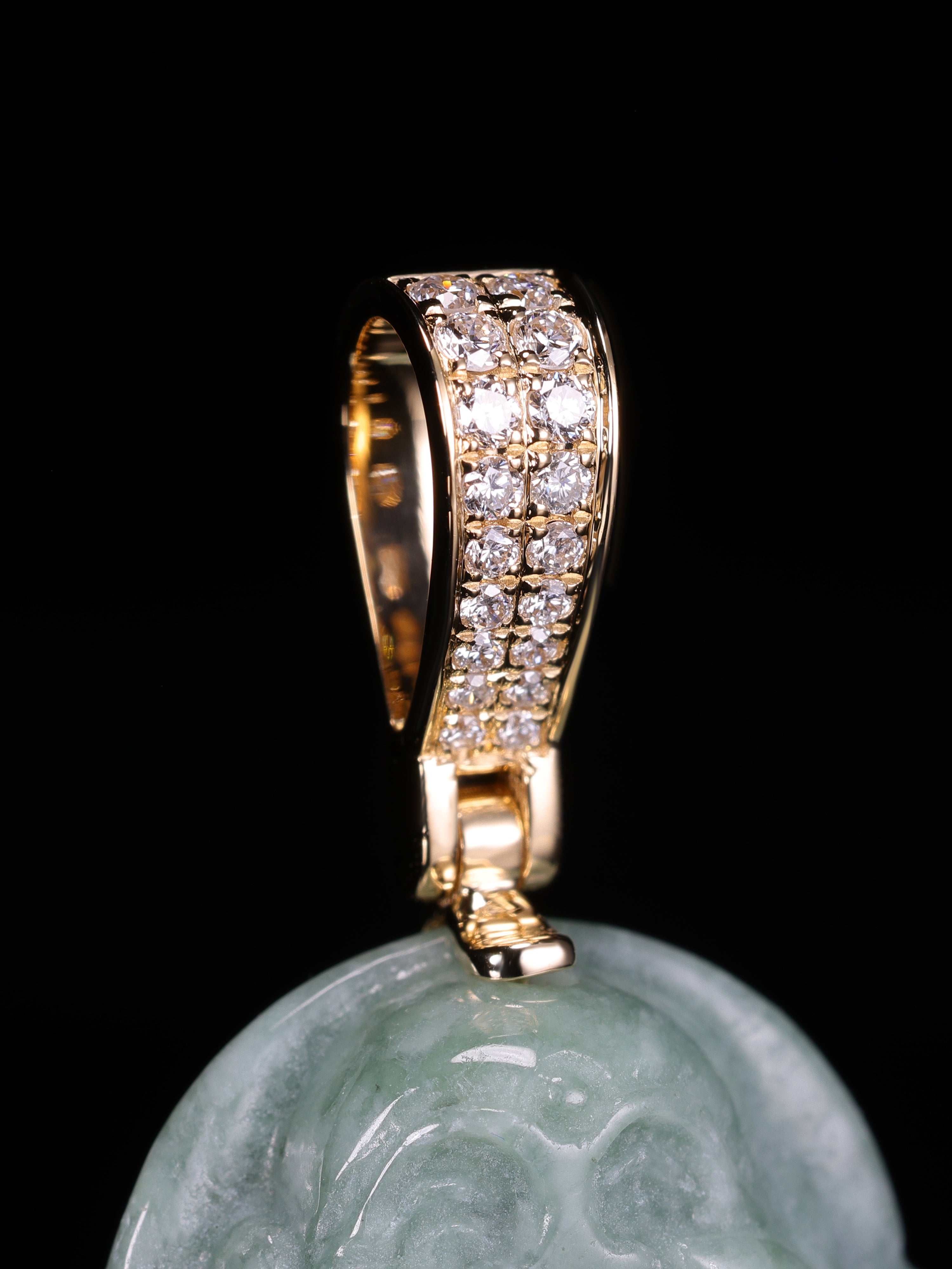 Micro Buddha 18k Gradiant Bail